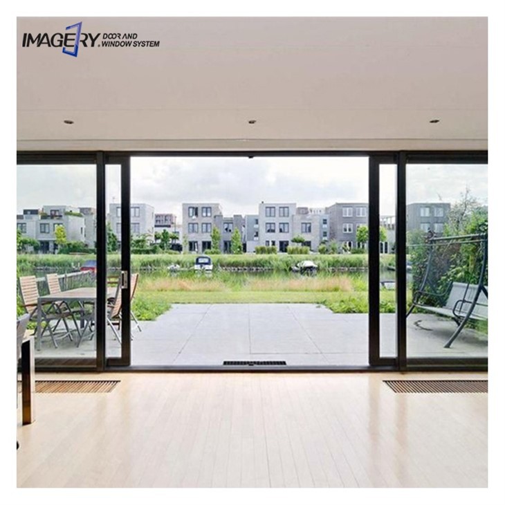 aluminum sliding door with double tempered glass3